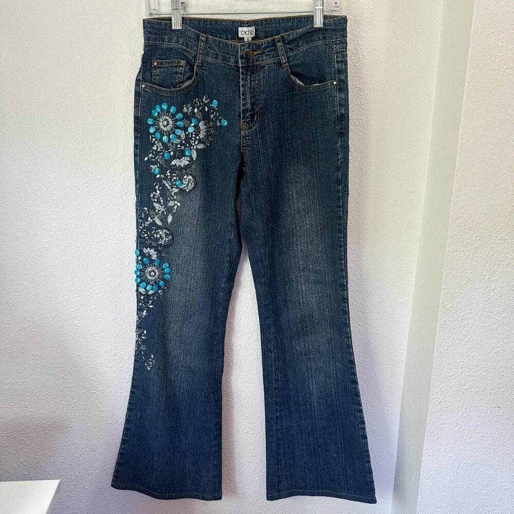 Cache Beaded Jeans